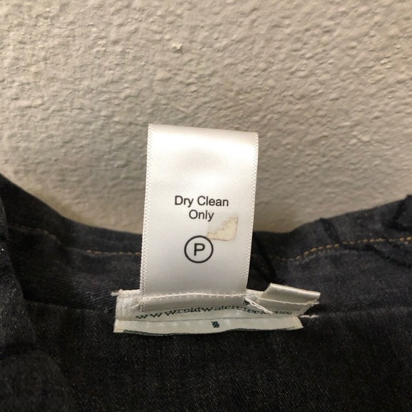 Coldwater Creek Cotton Embroidered Beaded Buttoned Pockets Black Denim Jacket MP - Picture 10 of 13